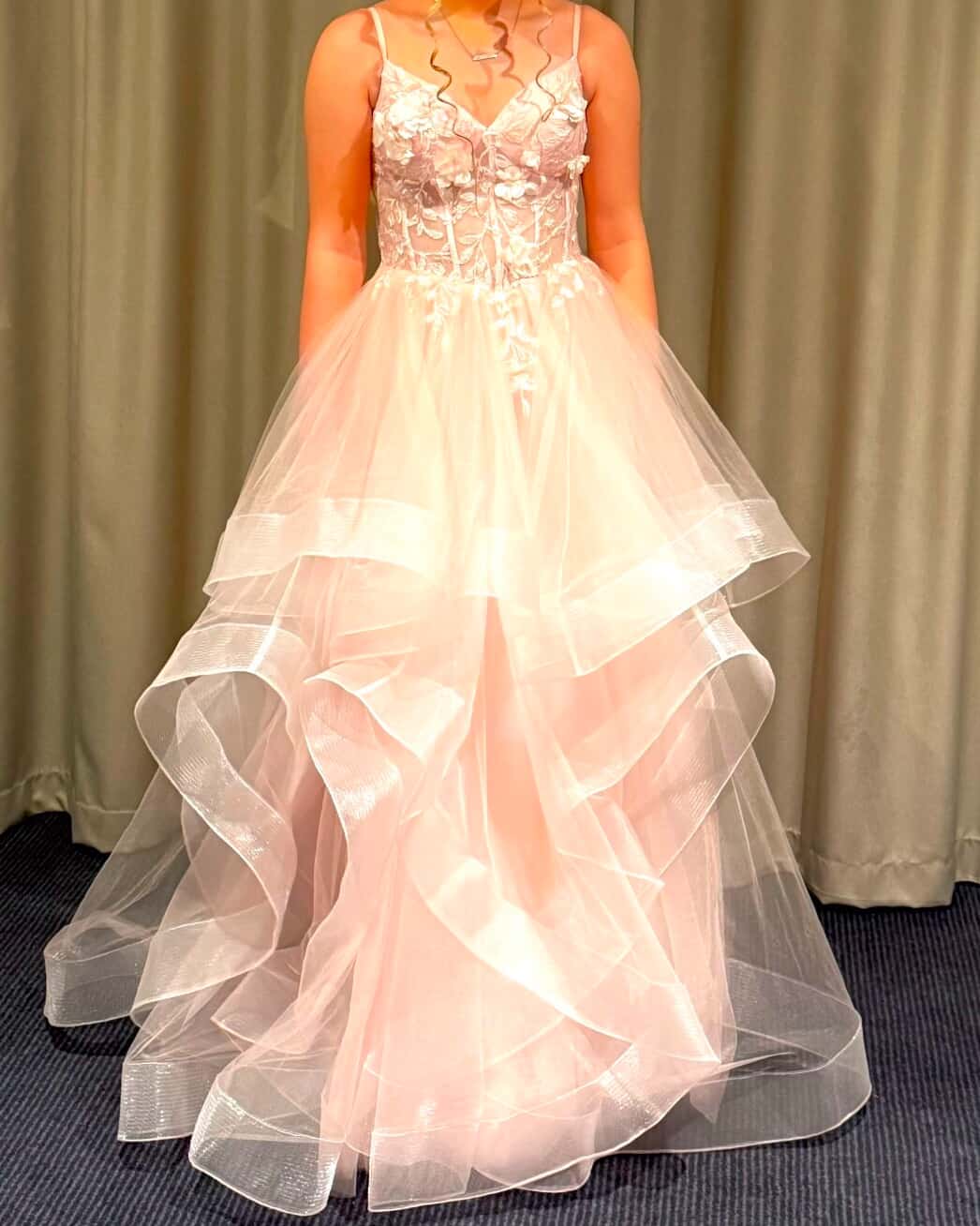 Pink ball gown