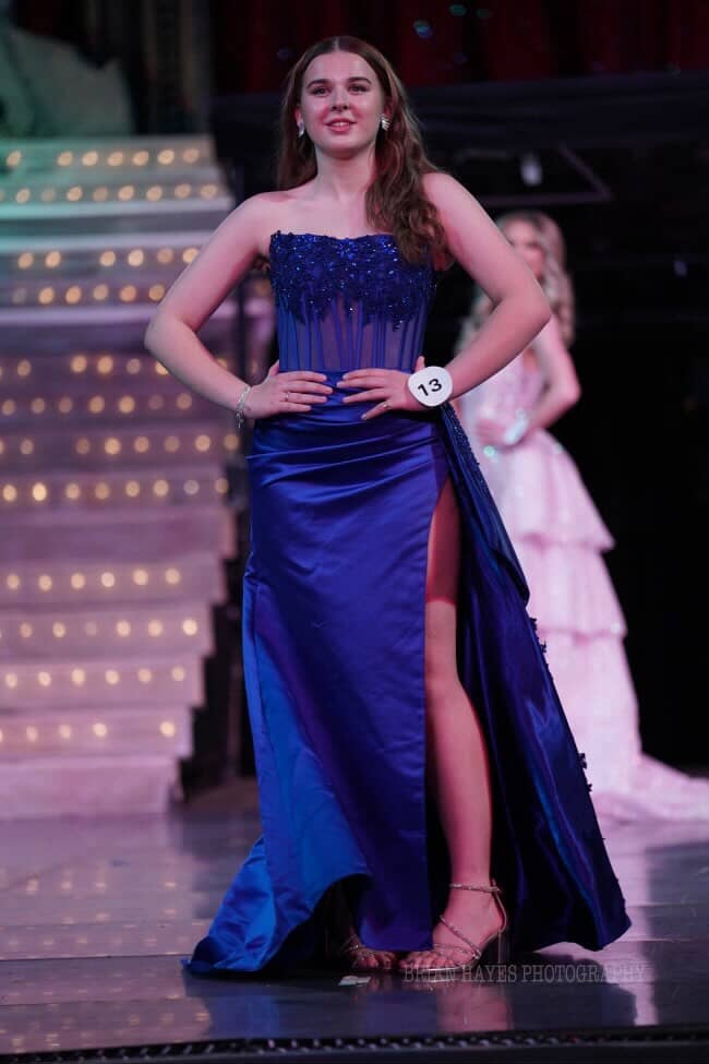 Blue gown